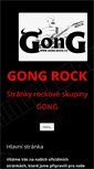 Mobile Screenshot of gong-rock.cz