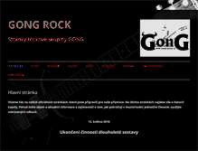 Tablet Screenshot of gong-rock.cz